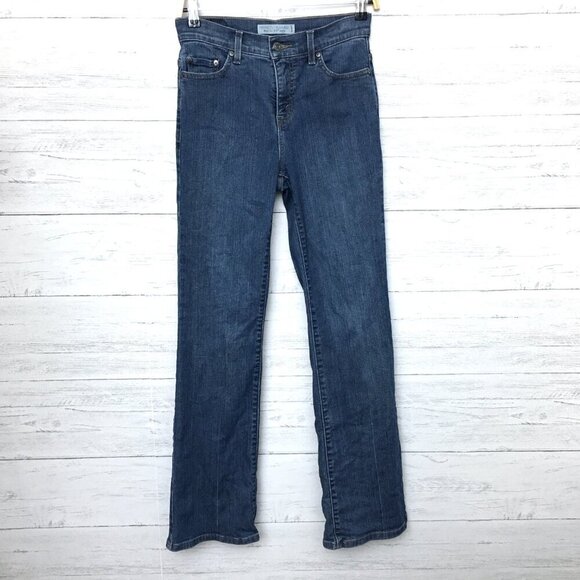 Levi's 512 Jeans Perfectly Slimming Bootcut High Rise Stretch size 4 length 32" - Picture 2 of 9